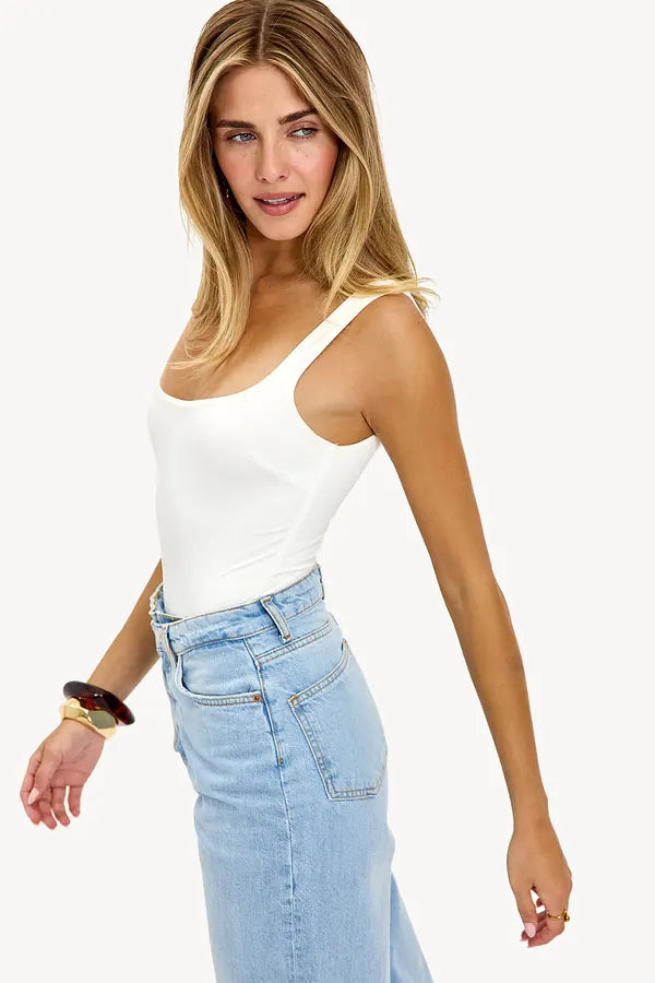 White Bodysuit Wait For Mush