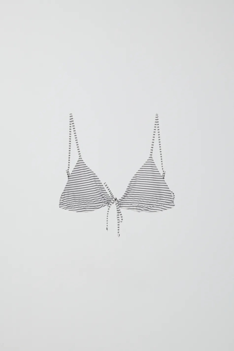 Frill strap bikini triangle