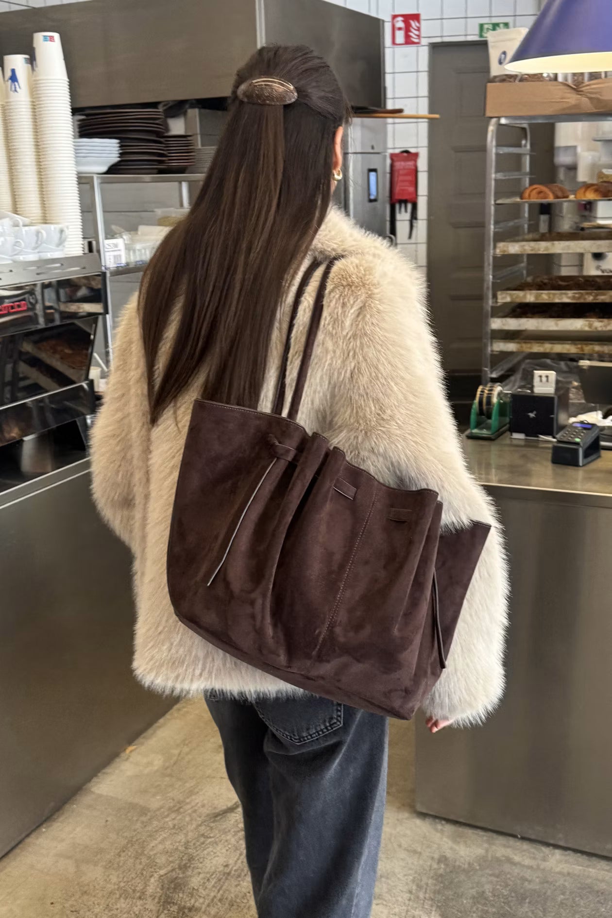 Gina Tricot - strap detail bag brown
