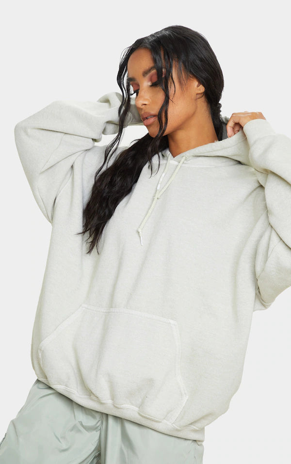 Plt - Sage Oversized Basic Hoodie