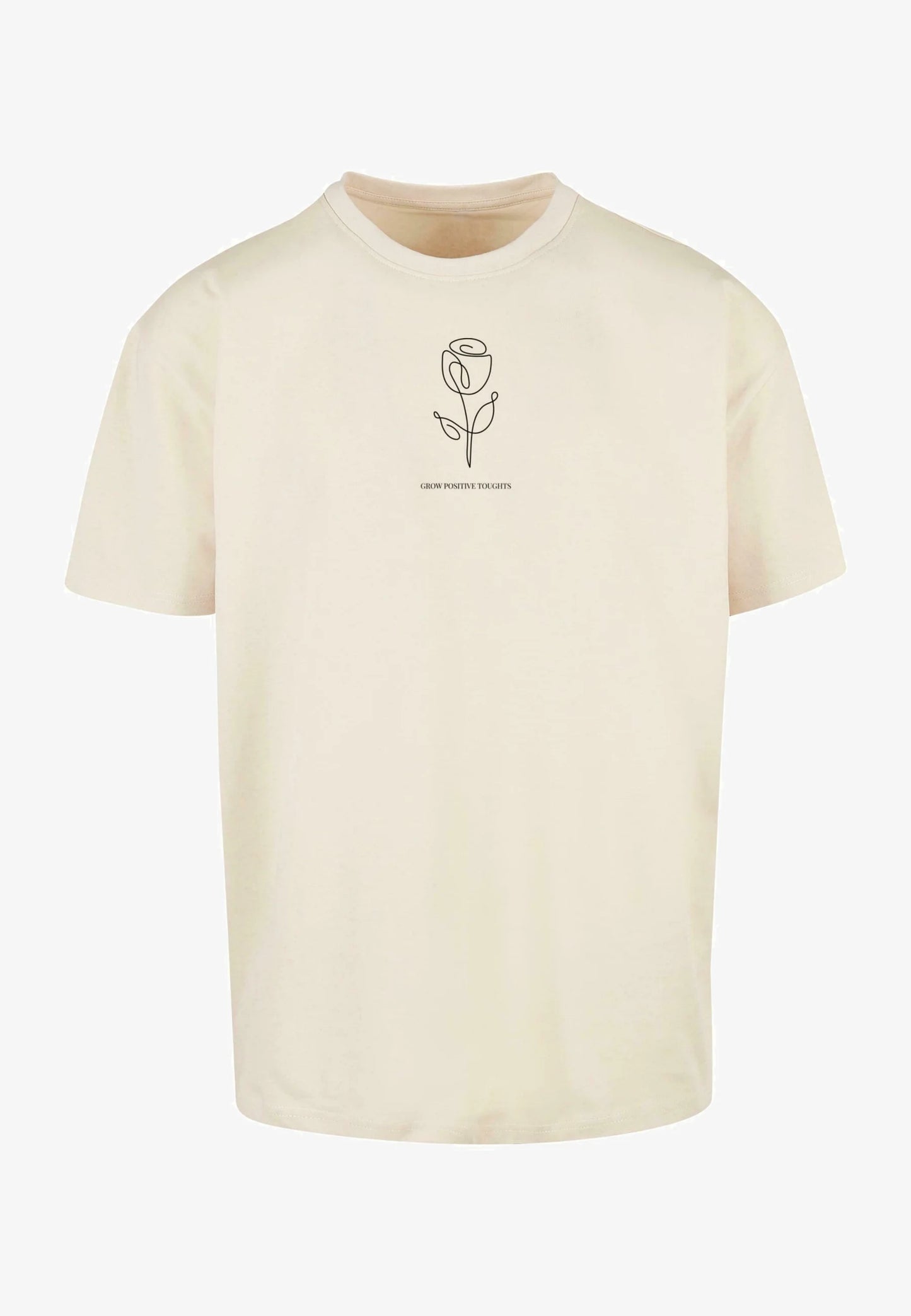 Merchcode SPRING TULIP FLOWER FLOWER HEAVY - Print T-shirt - sand