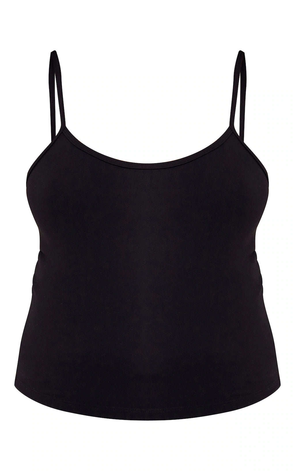 Maternity Black Contour Sculpt Crop Top