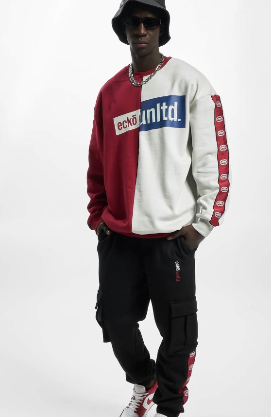 GRANDE CREWNECK - Sweatshirt - red grey
