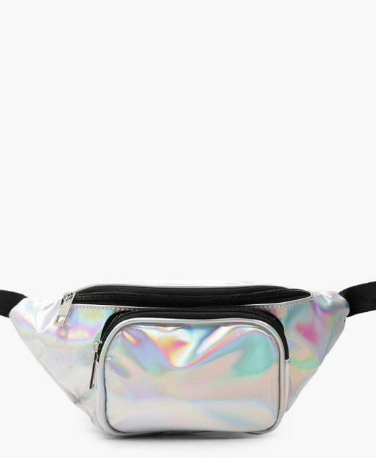 Boohoo - Holographic Front Pocket Bumbag