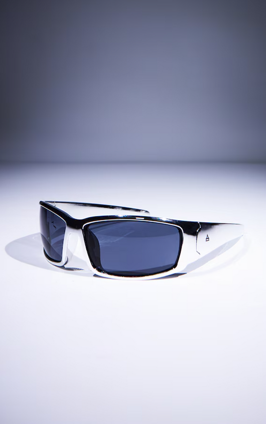 AIRE Scorpian Silver Visor Sunglasses