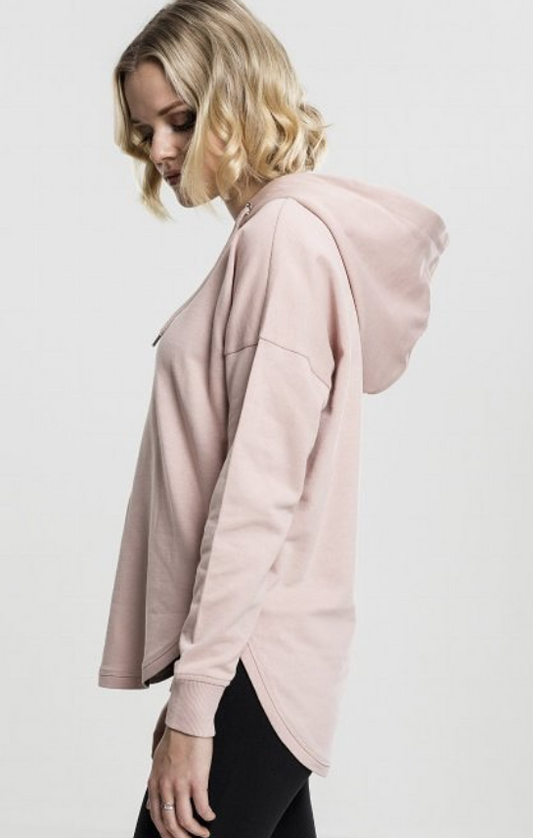 Women´s hoodie // Urban classics Ladies Oversized Terry Hoody light rose