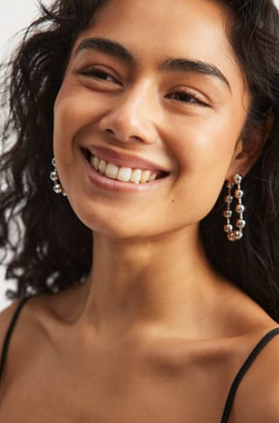 Pearl Dangle Earrings Silver