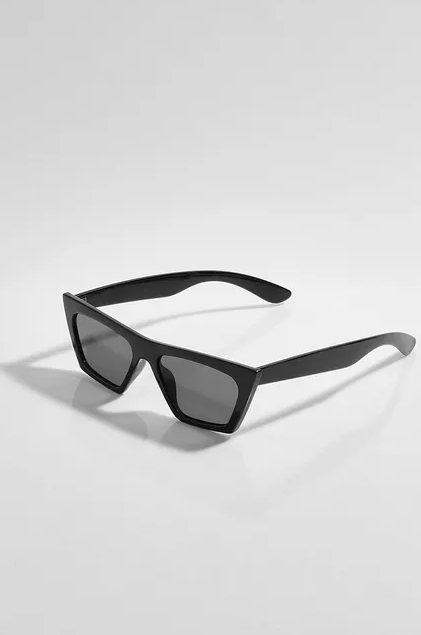 All Black Square Cat Eye Sunglasses