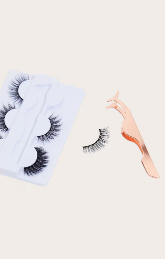 Oh My Lash Day to Night 3 Lashes and Eyelash Applicator