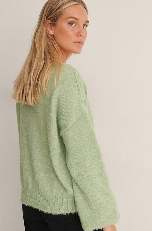 NAKD - Oversized Knitted cardigan - Chinois Green