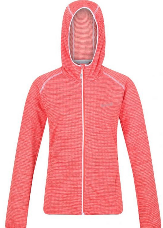 Regatta - Great Outdoors - Womens Yonder Full Zip Grid Fleece Hoody.