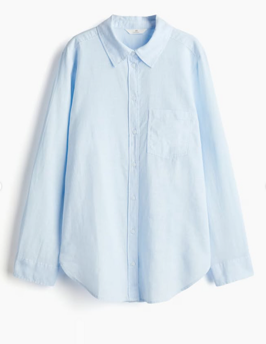 H&M - LINEN-BLEND SHIRT