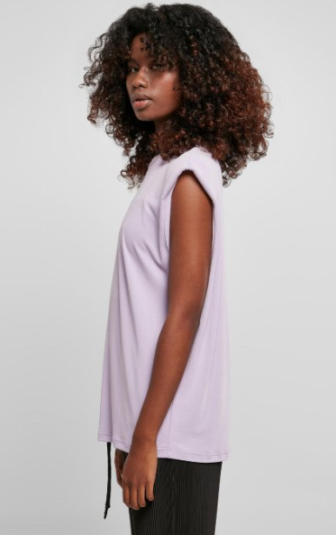 Ladies Modal Padded Shoulder Tank lilac