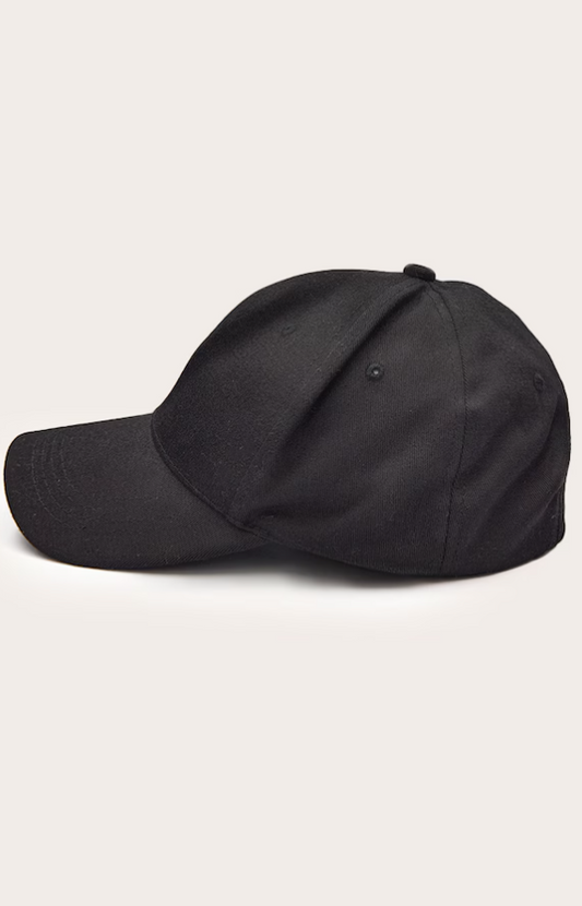 Black Plain Baseball Cap
