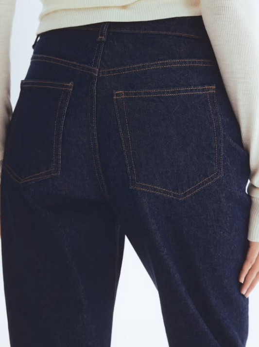 H&M - MOM SLIM FIT HIGH WAIST ANKLE JEANS