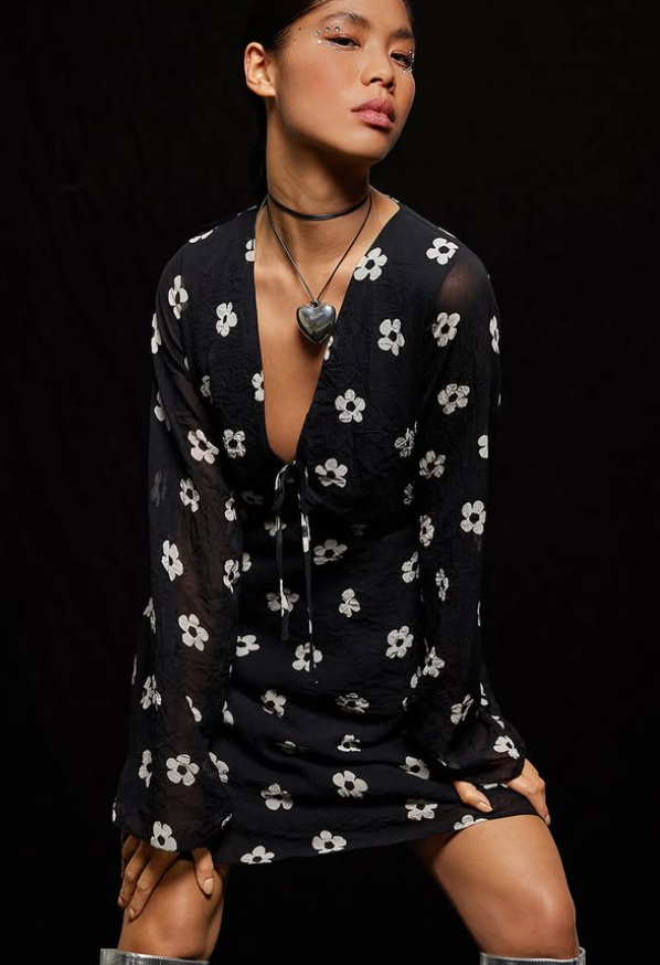 Envii - ENEARTH LS DRESS AOP 7004 - Dresses