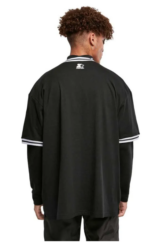 Starter Black Label Basic Sports short sleeve v neck T-shirt