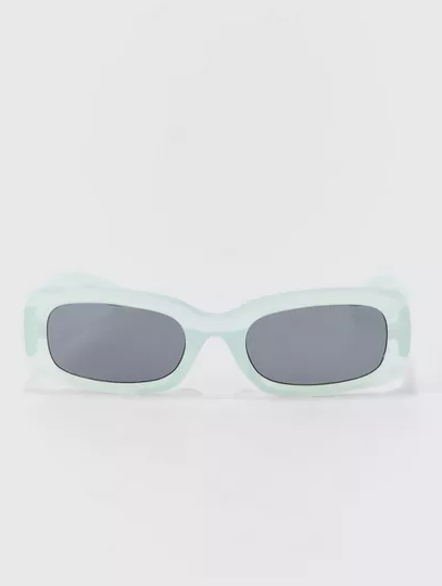 Rectangular Sunglasses In Blue