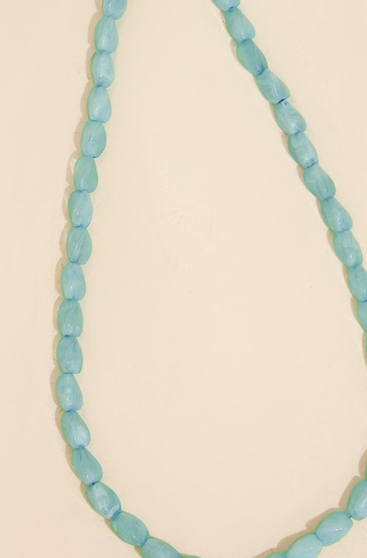 Blue Beaded Belly Chain