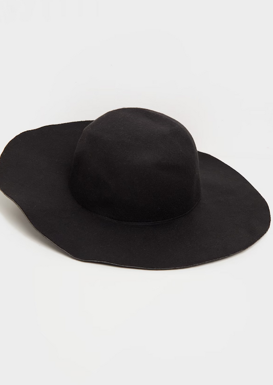 Black Floppy Hat