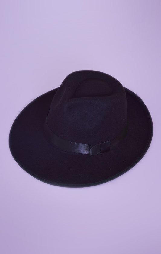 Basic Black Fedora Hat