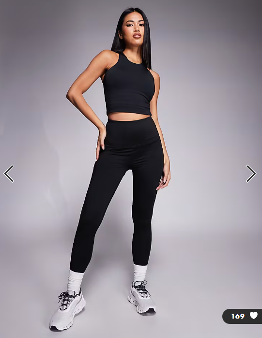 4505 Icon active vest with inner bra and removable padding in black