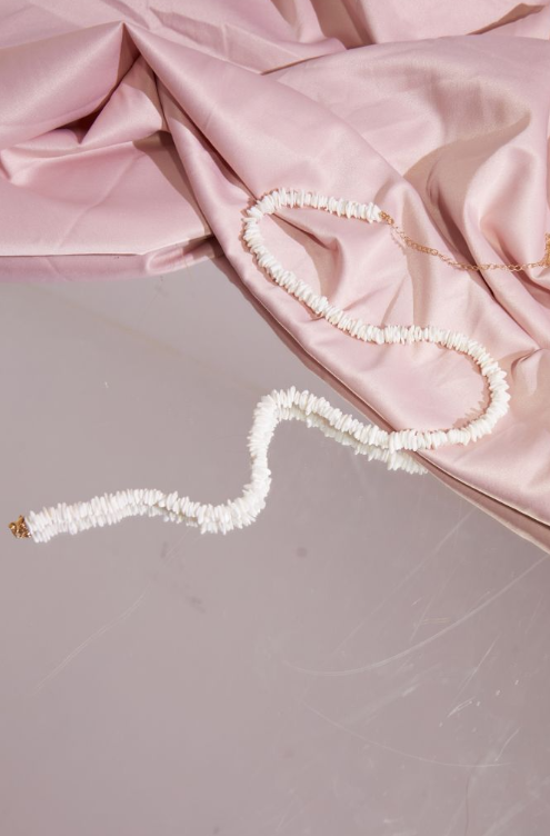 White Shell Belly Chain
