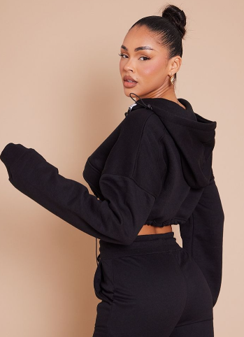 Black Slogan Pocket front cropped