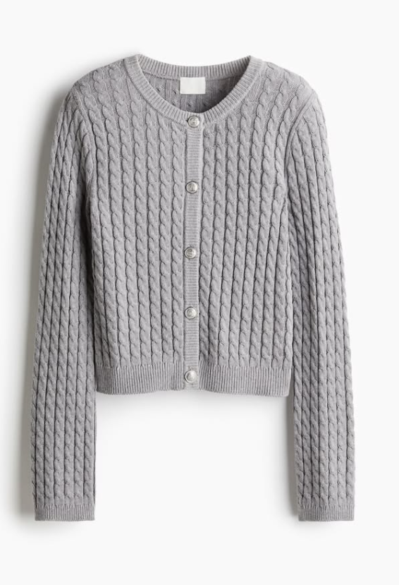H&M - CABLE-KNIT CARDIGAN