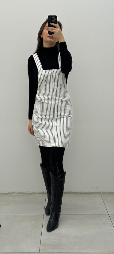 Envii Pinstriped dress
