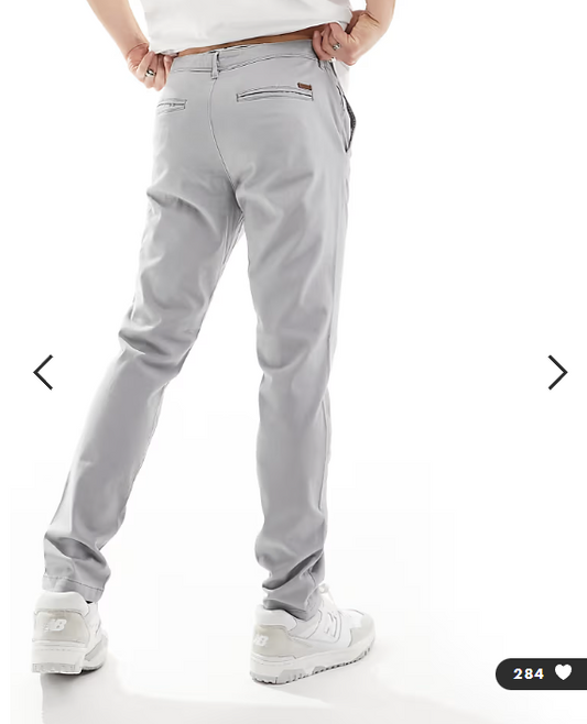 Jack & Jones - chino in slim fit - grey