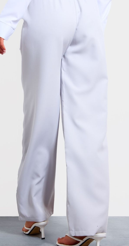 Plt - Pale Grey Contrast Waistband Boxer Detail Low Rise Trousers