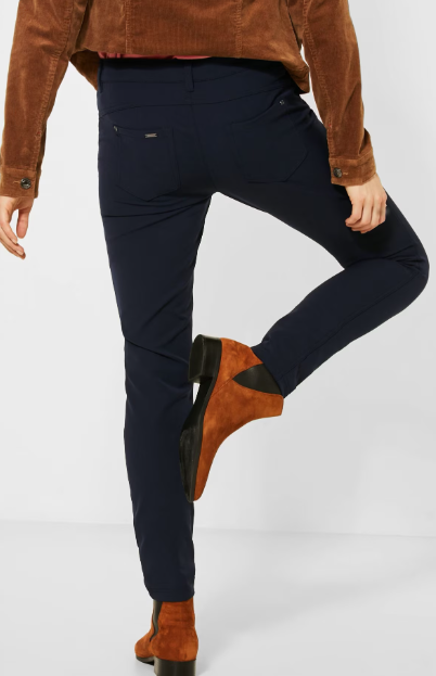 Street One - Style York - Slim Fit Medium Waist Pants