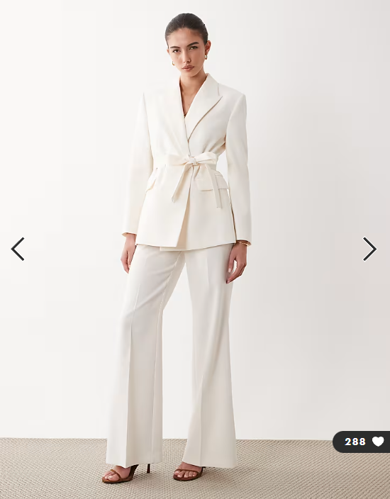 Mango Iguana tailored blazer in pastel