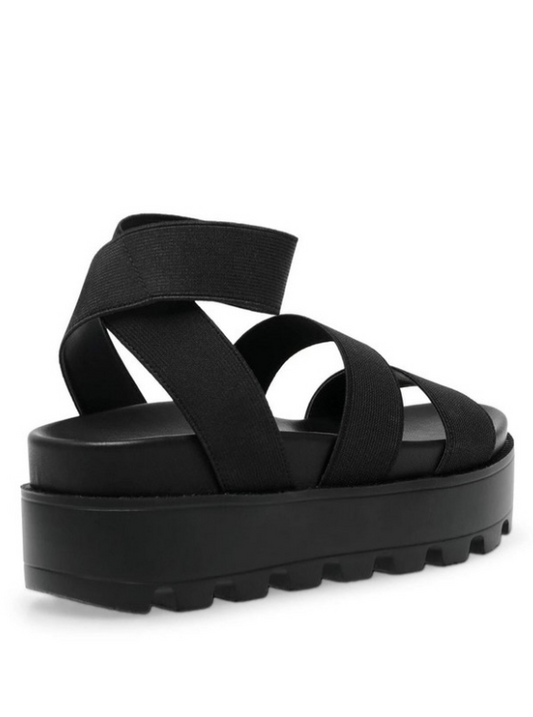 Steve Madden - Bedrock Black Wedges