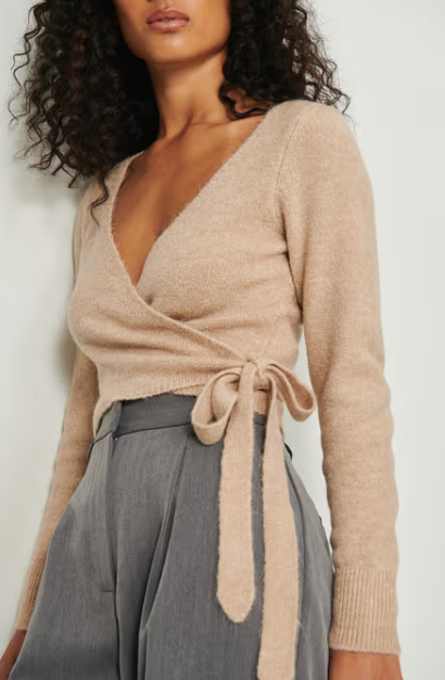 Knitted Wrap Cardigan