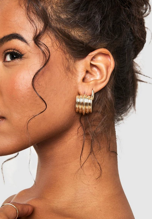 RIDGE STATEMENT STUD EARRINGS