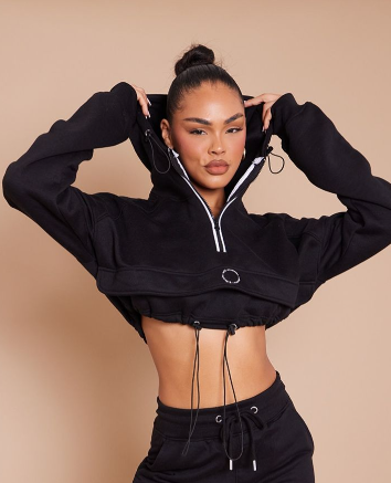 Black Slogan Pocket front cropped