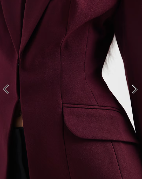ASOS DESIGN ultimate sculpted blazer suit in plum