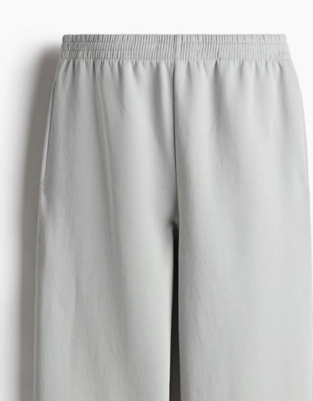 H&M - SWEATPANTS - Light Sage Green