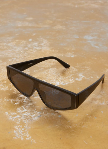 Black Sporty Visor Sunglasses