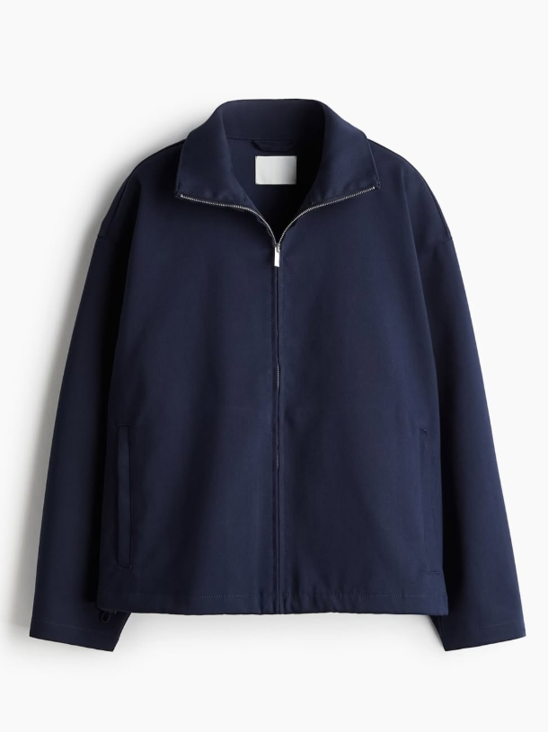 H&M - TWILL JACKET- Navy
