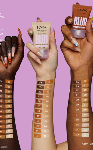 NYX PMU Bare With Me Blur Tint Foundation Truffle | Beauty