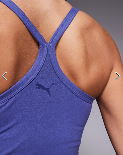 Puma Train all day 2 in 1 tank top in blue