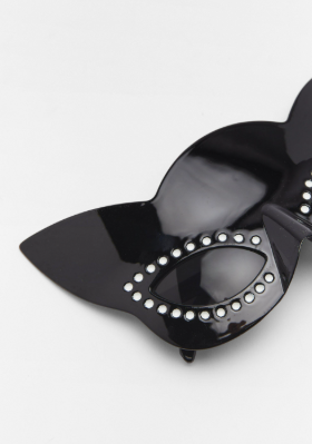 Studded Cat Sunglasses Mask