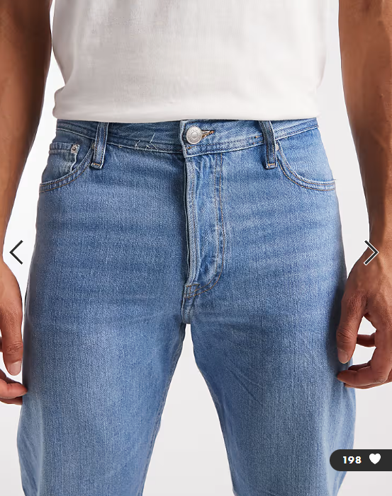 Jack & Jones Chris relaxed fit jeans in light wash blue