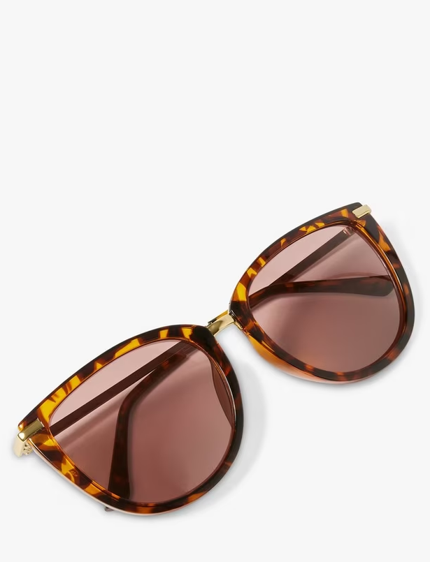 Katie Loxton Sardinia Sunglasses, Tortoiseshell