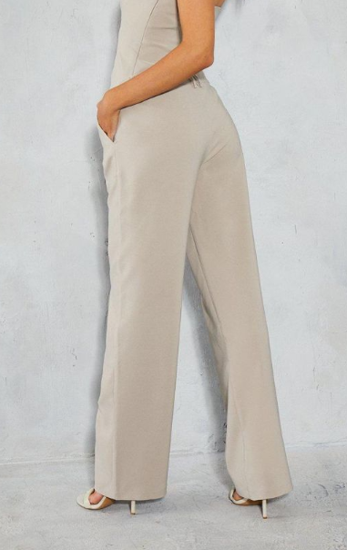 Low Rise Straight Leg Trousers