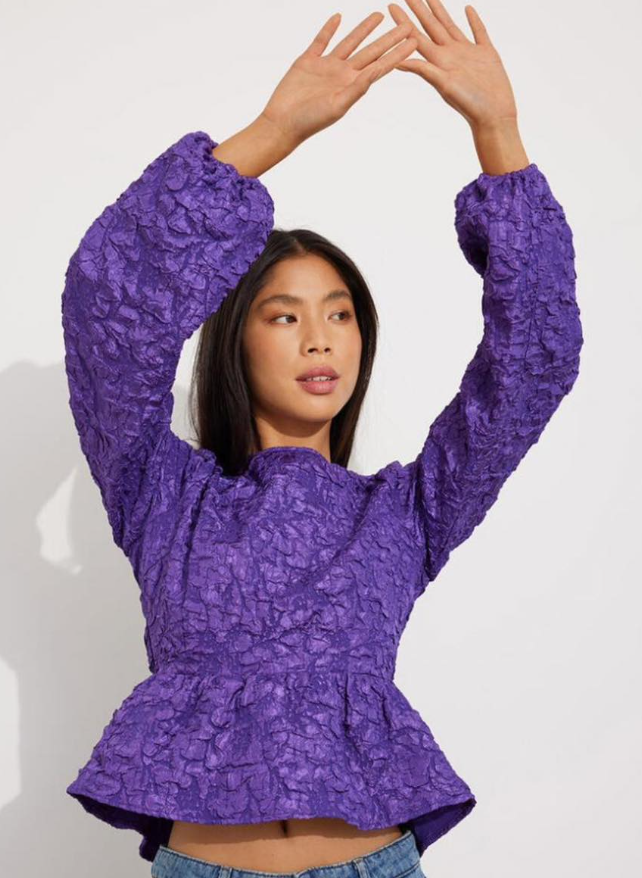 ENURANUS LS TOP 7002 Tillandsia Purple | Dame Envii Bluser