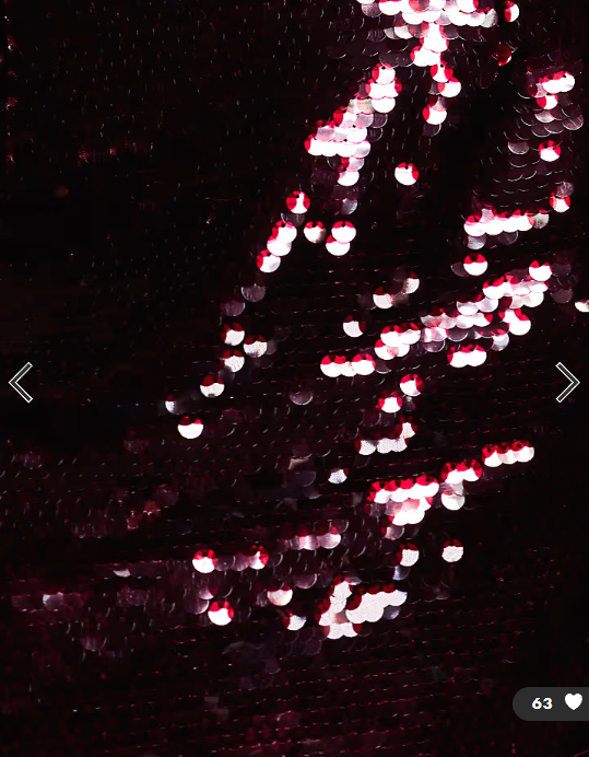Brave Soul sequin mini skirt in burgundy
